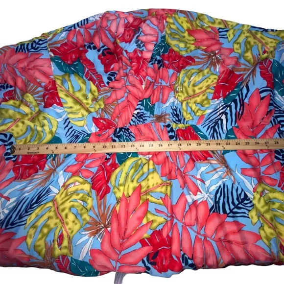 ✨NEW ✨ Boho Maxi Tropical Floral Colorful Caftan Beach Swim Cover Up Dress OS - Picture 7 of 16